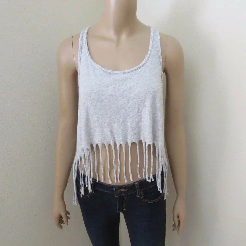 Hollister Fringe Festival Crop Tank Top Size XS